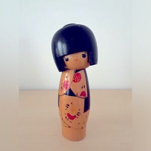 Vintage Japanese Kokeshi Doll